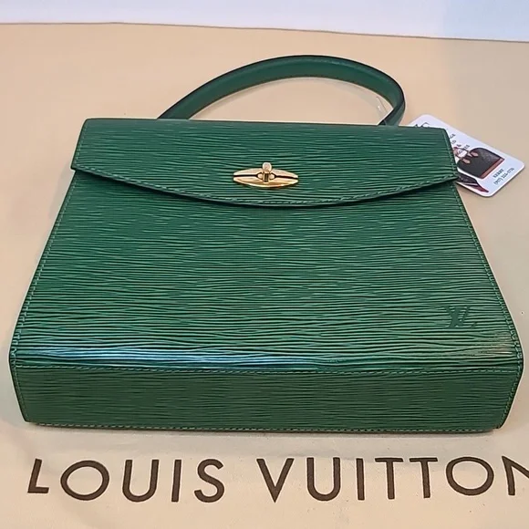 LOUIS VUITTON ULTRA RARE VINTAGE 1994 EPI LEATHER MALESHERBES BAG EXCELLENT COND - Picture 8 of 17